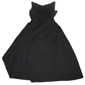 Narciso Rodriguez Black Sleeveless Dress Women's 46 Made in Italy